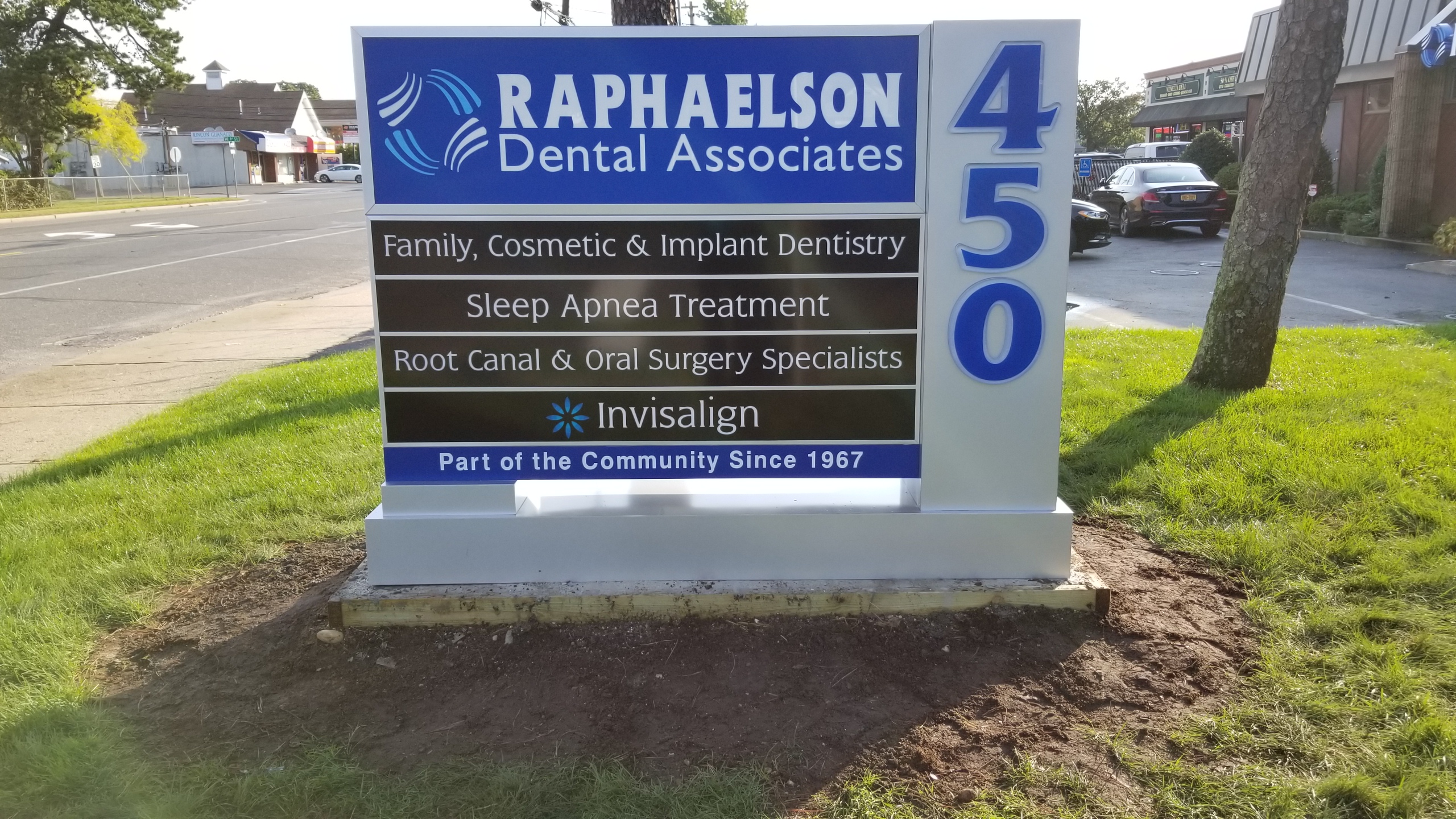 Monument sign